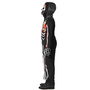 OTROS Déguisement Esqueleto pour garçon Halloween, ensemble complet avec capuche, cape, masque, guants, âge 5-6 ans, multicolore, matière polyester