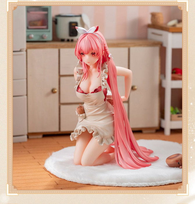 Original Character statuette 1/7 White Rabbit Rosu 16 cm