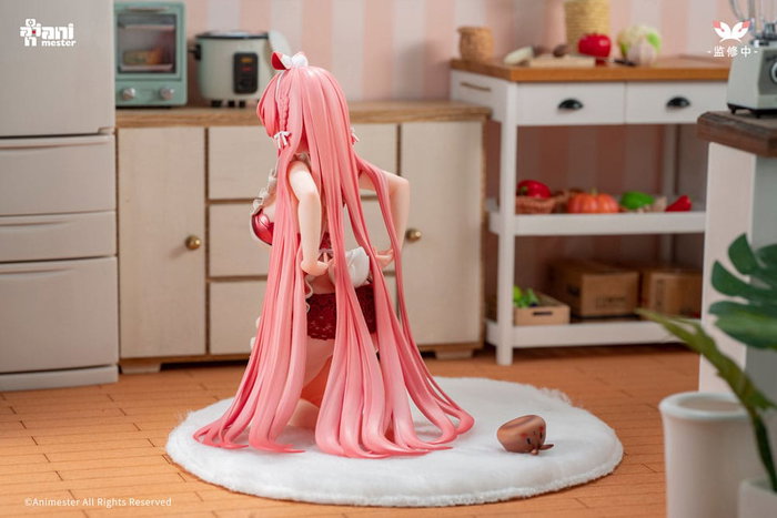 Original Character statuette 1/7 White Rabbit Rosu 16 cm