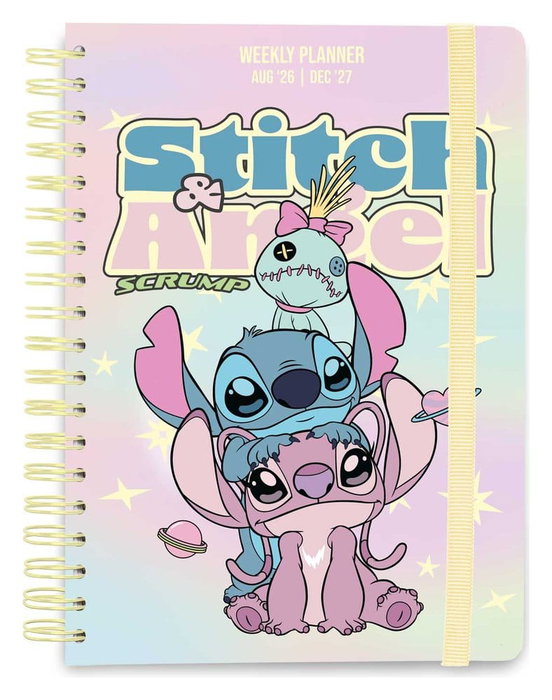 Disney agenda scolaire hebdomadaire 2026/2027 Stitch and Angel A5 Disney agenda scolaire hebdomadaire 2026/2027 Stitch and Angel A5
