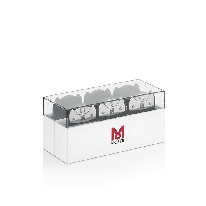 Moser Coffret de 6 peines de coupe magnétiques premium - 1.5, 3, 4.5, 6,カワイ 9 et 12 mm - Compatible avec Moser, Wahl et Ermila Moser Coffret de 6 peines de coupe magnétiques premium - 1.5, 3, 4.5, 6,カワイ 9 et 12 mm - Compatible avec Moser, Wahl et Ermila