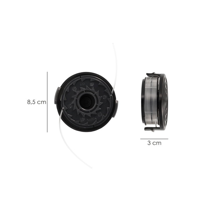 WOLFPACK LINEA PROFESIONAL Tête de rechange en nylon KPGC0405/DT2140 WOLFPACK LINEA PROFESIONAL Tête de rechange en nylon KPGC0405/DT2140