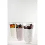 Bodum - Set de 2 verres à double paroi Canteen - Verre borosilicate - 0.4 l - Pour thé, café, cocktails - Garde la température - Transparent