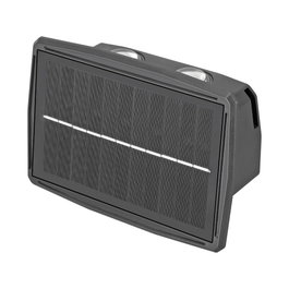 Edm Aplique solaire LED 4W 200lm 3000K blanc chaud avec détecteur crépusculaire et mouvement IP65
