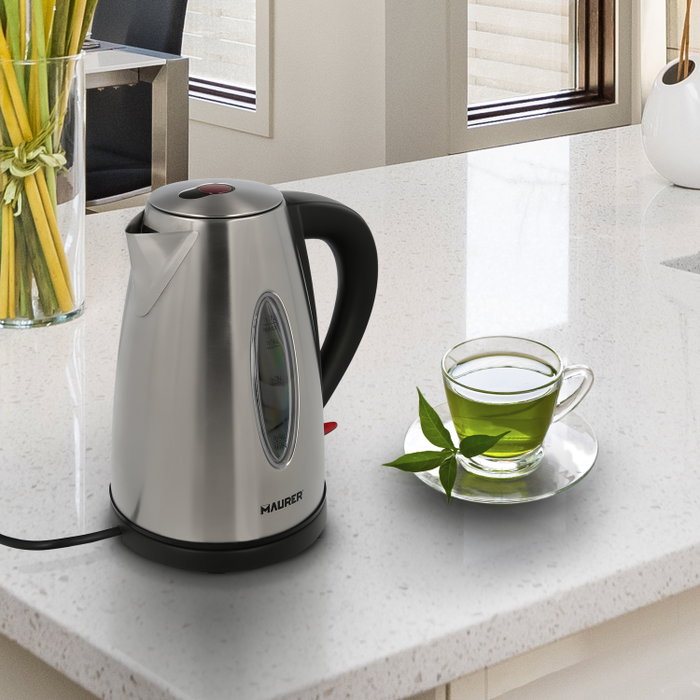 MAURER Bouilloire électrique 1,7 L Inox