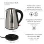 MAURER Bouilloire électrique 1,7 L Inox