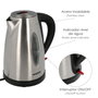 MAURER Bouilloire électrique 1,7 L Inox