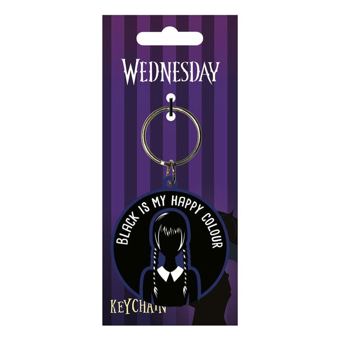 Pyramid International Porte-clés Wednesday Black Is My Happy Color Pyramid International Porte-clés Wednesday Black Is My Happy Color