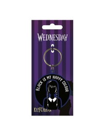 Pyramid Llavero Wednesday Addams Black Caoutchouc Officiel