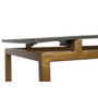 Home ESPRIT Console Gris Métal Aluminium 109,5 x 37,5 x 80 cm (3 Pièces)