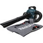 Makita DUB363PG4V Souffleur et Aspirateur de Feuilles sans fil avec 4 Batteries et Double Chargeur