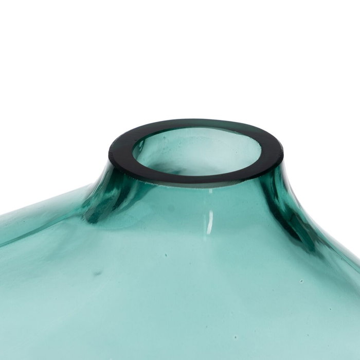 BigBuy Home Vase Vert en Verre 14,5 x 9,5 x 17 cm BigBuy Home Vase Vert en Verre 14,5 x 9,5 x 17 cm