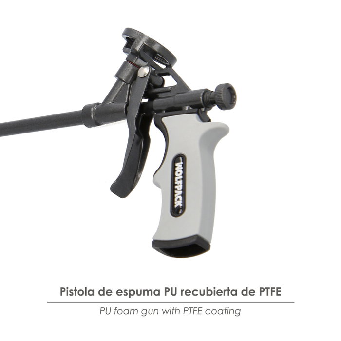WOLFPACK LINEA PROFESIONAL Pistola pour mousse polyuréthane revêtue de PTFE