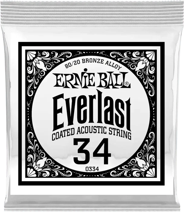 ERNIE BALL Cordes Acoustiques Bronze 80/20 034 (Set de 6) ERNIE BALL Cordes Acoustiques Bronze 80/20 034 (Set de 6)