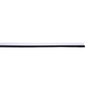 Geko Joint de bas de porte rigide blanc avec brosse en fibre 1 m