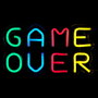 Home Deco Factory Déco Néon LED USB Game Over