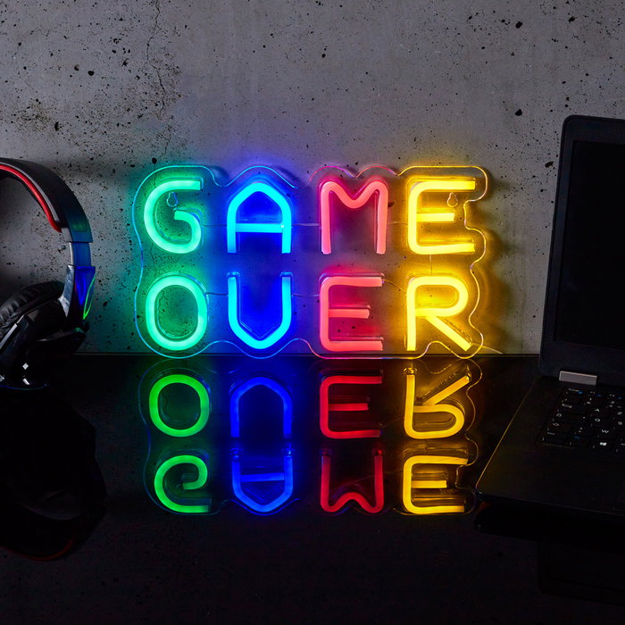 Home Deco Factory Déco Néon LED USB Game Over