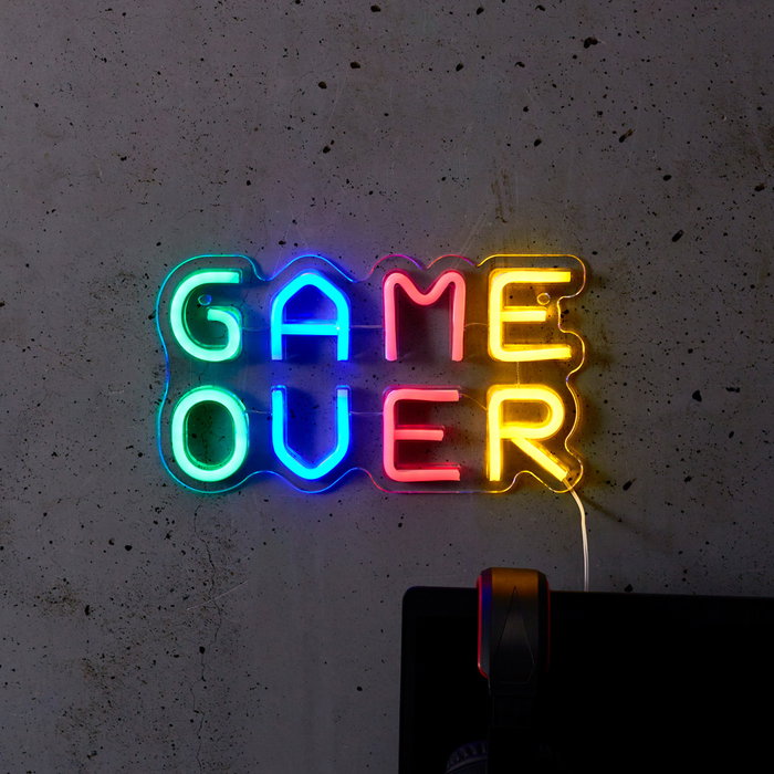 Home Deco Factory Déco Néon LED USB Game Over