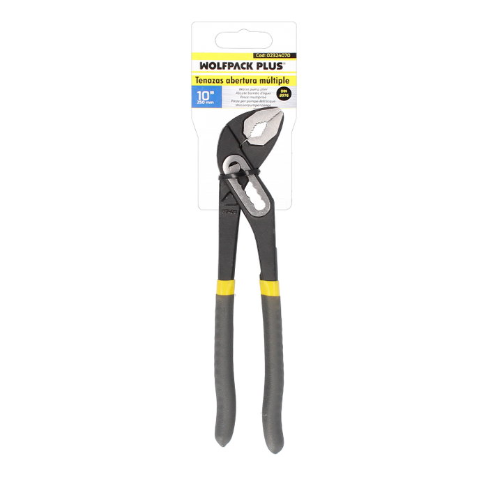 WOLFPACK LINEA PROFESIONAL Pinces multipositionnelles noires 240 mm