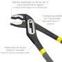 WOLFPACK LINEA PROFESIONAL Pinces multipositionnelles noires 240 mm