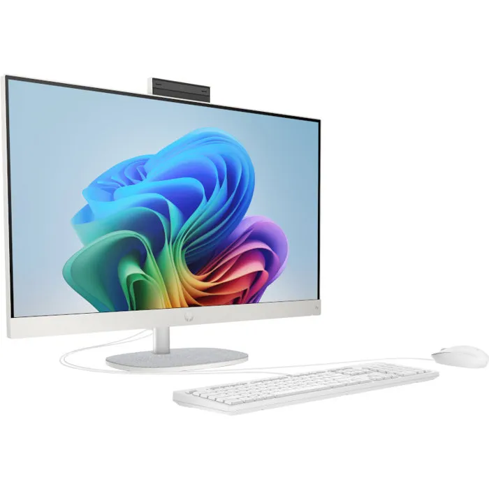 PC Tout-en-un HP 24-cr0091nf - Écran 23.8" FHD IPS - Processeur AMD Athlon Silver 7120U - 8 Go RAM - 512 Go SSD - Windows 11 - Clavier et souris filaires