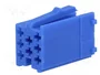 4CARMEDIA Boîtier de connecteur fiche mâle mini ISO 8 broches bleu