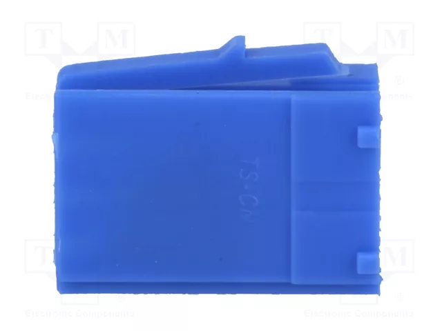 4CARMEDIA Boîtier de connecteur fiche mâle mini ISO 8 broches bleu