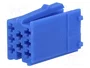 4CARMEDIA Boîtier de connecteur fiche mâle mini ISO 8 broches bleu