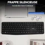 Bluestork Clavier Filaire AZERTY KB-MEDIA-OFFW/FR avec 15 Touches de Raccourcis Multimédias Media Office
