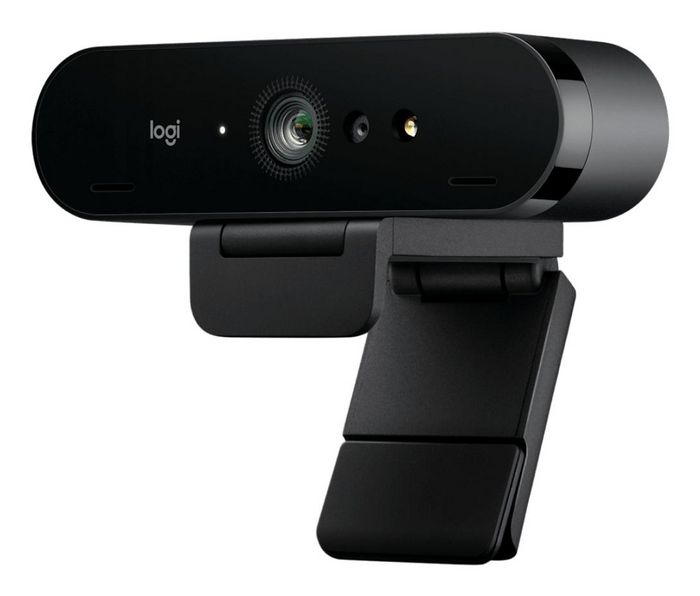 Logitech Brio Webcam USB pour Entreprise - 4K Ultra HD, Autofocus, HDR, Micro Intégré, Couverture de Confidentialité