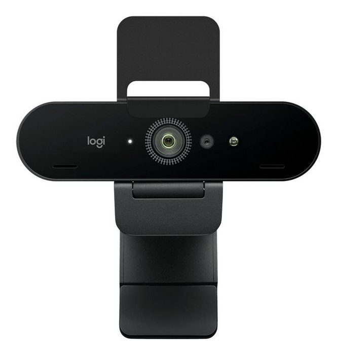 Logitech Brio Webcam USB pour Entreprise - 4K Ultra HD, Autofocus, HDR, Micro Intégré, Couverture de Confidentialité