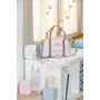 Baby Born Sac à langer imprimé fleuri rose avec accessoires de soin
