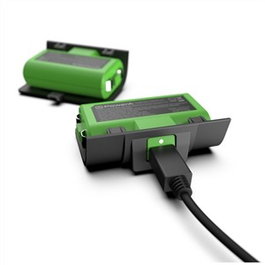 PowerA Kit Charge et Joue 1518375-01 pour Xbox Series X/S et Xbox One avec 2 batteries recargables, câble USB 3m et tapas de piles