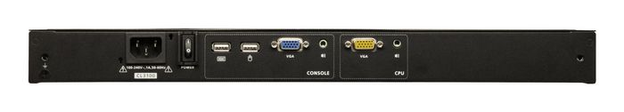 Aten CL3100 Console KVM LCD à Profondeur Ultra-courte avec Moniteur LED 18,5" Widescreen, Clavier et Pavé Tactile Intégrés, Ports USB et VGA