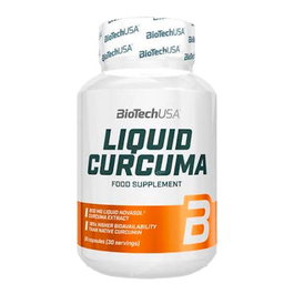 BIOTECHUSA LIQUID CURCUMA - 30 CAPSULAS