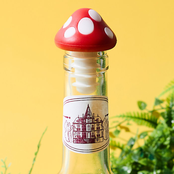 Cook Concept Bouchon de bouteille forme champignon en silicone Cook Concept Bouchon de bouteille forme champignon en silicone