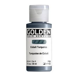 Golden Peinture acrylique Fluide Turquoise Cobalt 30 ml