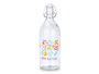 Vivalto Bouteille Nature 1 L en Verre Transparent 9x28x9 cm (Set de 18)