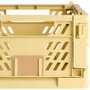 Day Boîte de rangement pliable et empilable Jaune sable