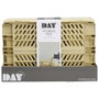 Day Boîte de rangement pliable et empilable Jaune sable
