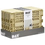 Day Boîte de rangement pliable et empilable Jaune sable