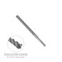 WOLFPACK LINEA PROFESIONAL Broca SDS Plus 14 x 210 mm 4 arêtes tranchantes spécial béton armé