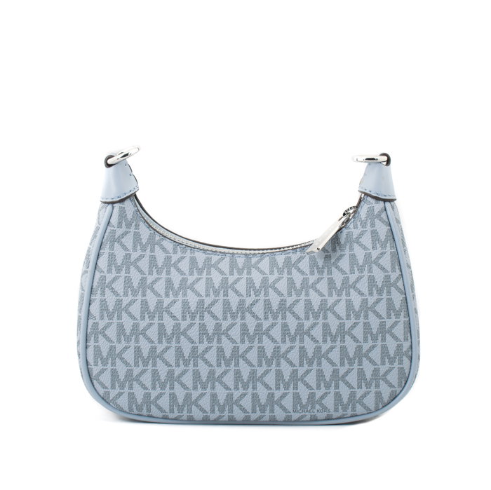 Michael Kors 35R3S4CC5B-PALE-BL-NAVY Sac en toile bleu Cora Michael Kors 35R3S4CC5B-PALE-BL-NAVY Sac en toile bleu Cora