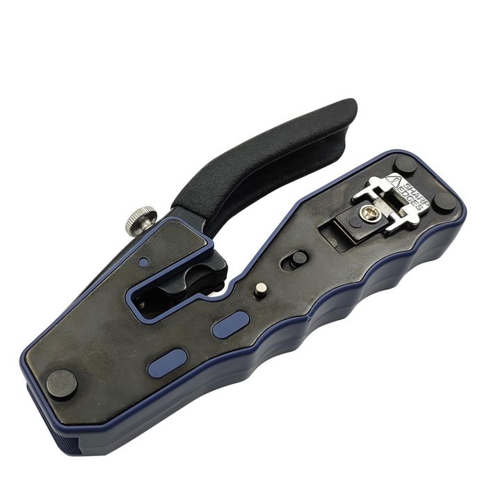 Lanview - Outil de sertissage, dénudage et coupe pour fiches RJ45 Easy-Connect UTP/STP
