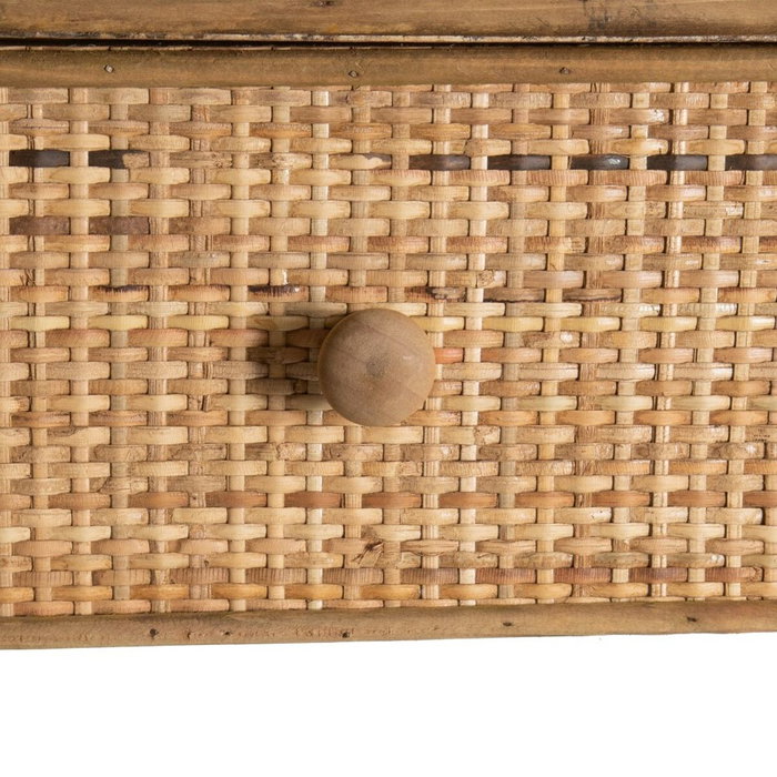 BigBuy Home Buffet RATÁN Naturel Rotin et Bois