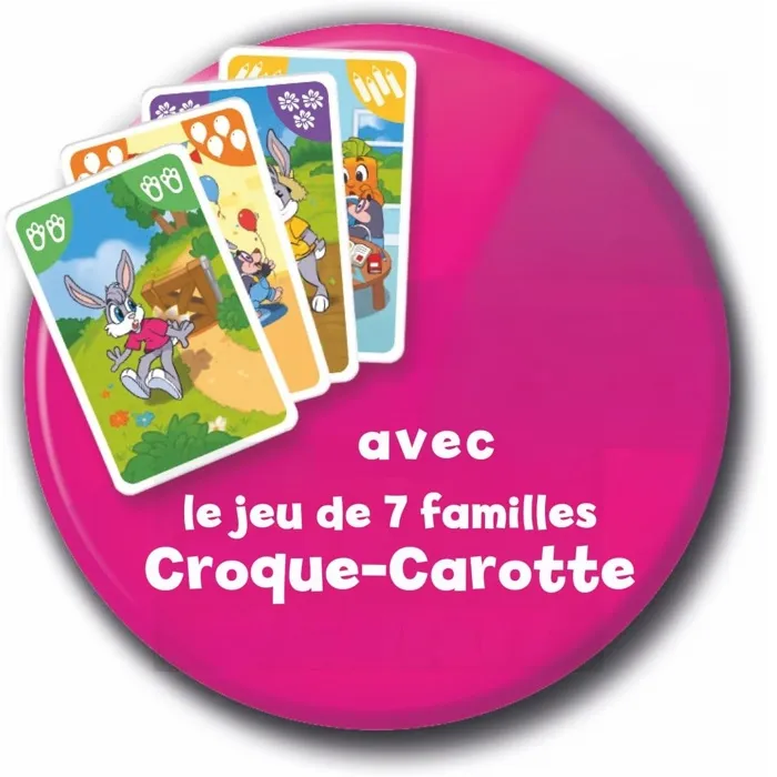 Ravensburger - Jeu de société Croque Carotte - Course de lapins pour enfants avec plateau mécanique et cartes bonus - A partir de 4 ans