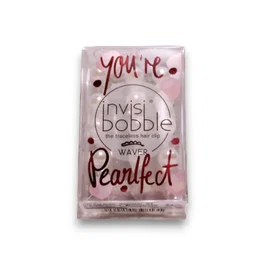InvisiBobble Set Trio Waver You're Pearlfect Clair comme de l'eau de roche, 3 pcs