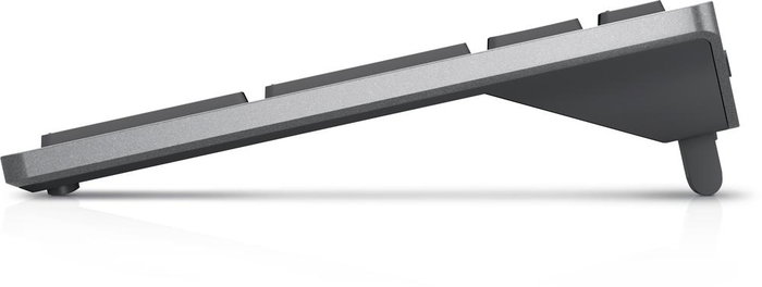 Dell Clavier sans fil KB740 QWERTY espagnol Bluetooth 5.0 USB récepteur gris titane