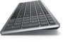Dell Clavier sans fil KB740 QWERTY espagnol Bluetooth 5.0 USB récepteur gris titane