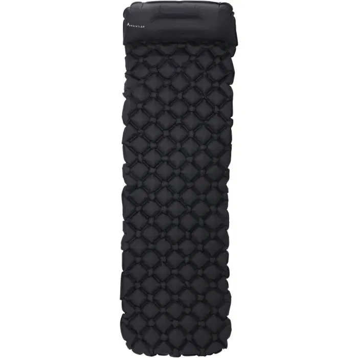 Whistler Kadenwood - Matelas gonflable de camping avec oreiller intégré - Nylon robuste TPU - 190x59x6 cm - R 2.0 - 520 g Whistler Kadenwood - Matelas gonflable de camping avec oreiller intégré - Nylon robuste TPU - 190x59x6 cm - R 2.0 - 520 g